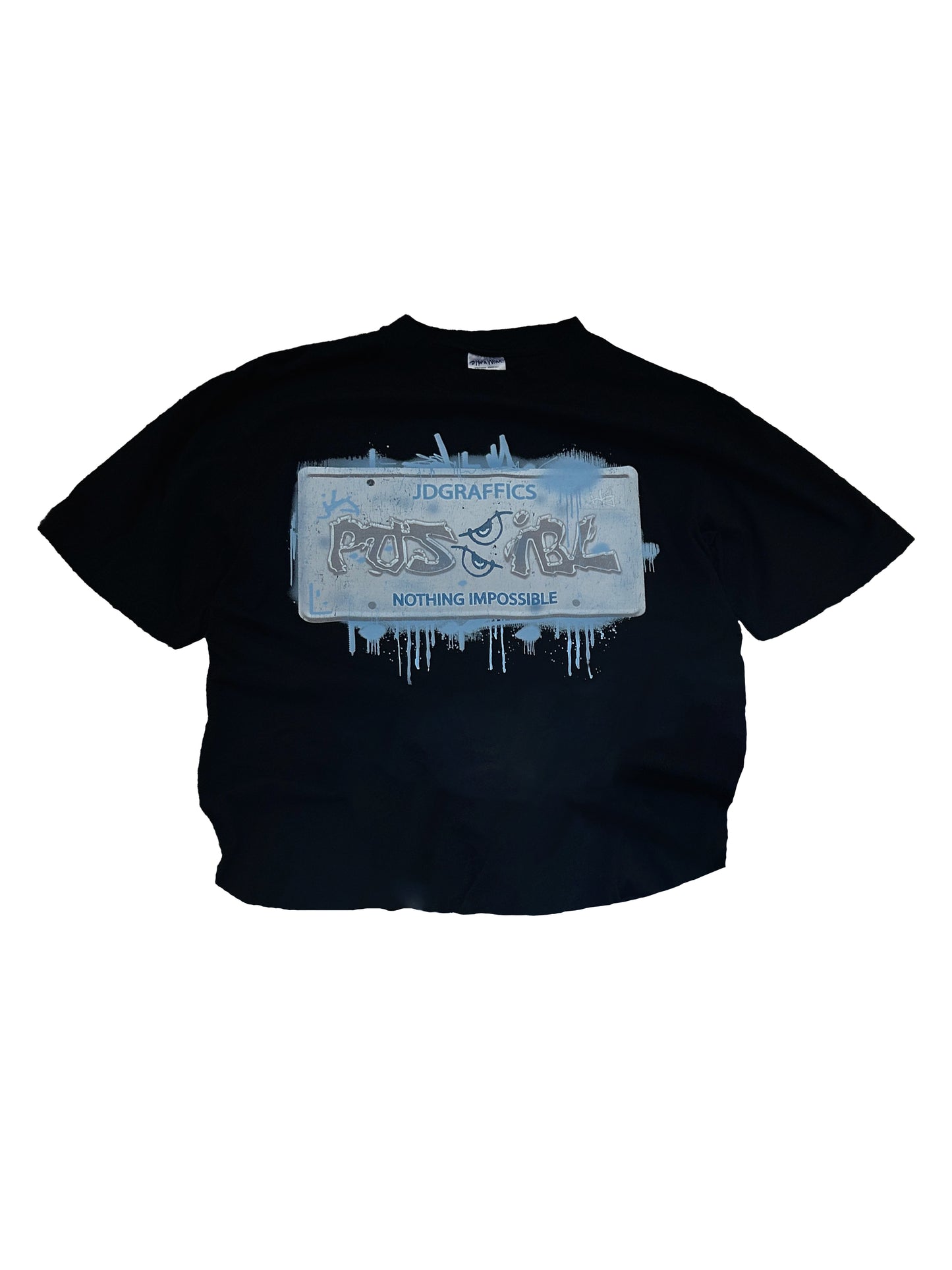 Black Tee & Pearl Sweats