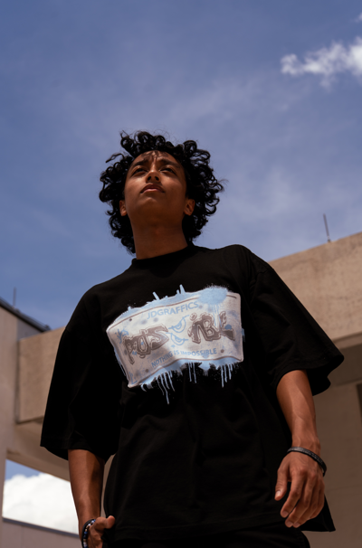 LICENSE PLATE TEE (BLACK)